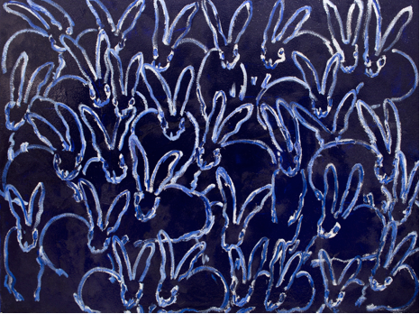 UNTITLED BUNNIES Huile sur Toile 183x244 cm 72x96 inches