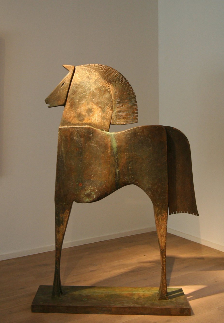 CABALLO ERIDEL Bronze 165x112x31,5cm / 64,9x45,2x12,5 inch 