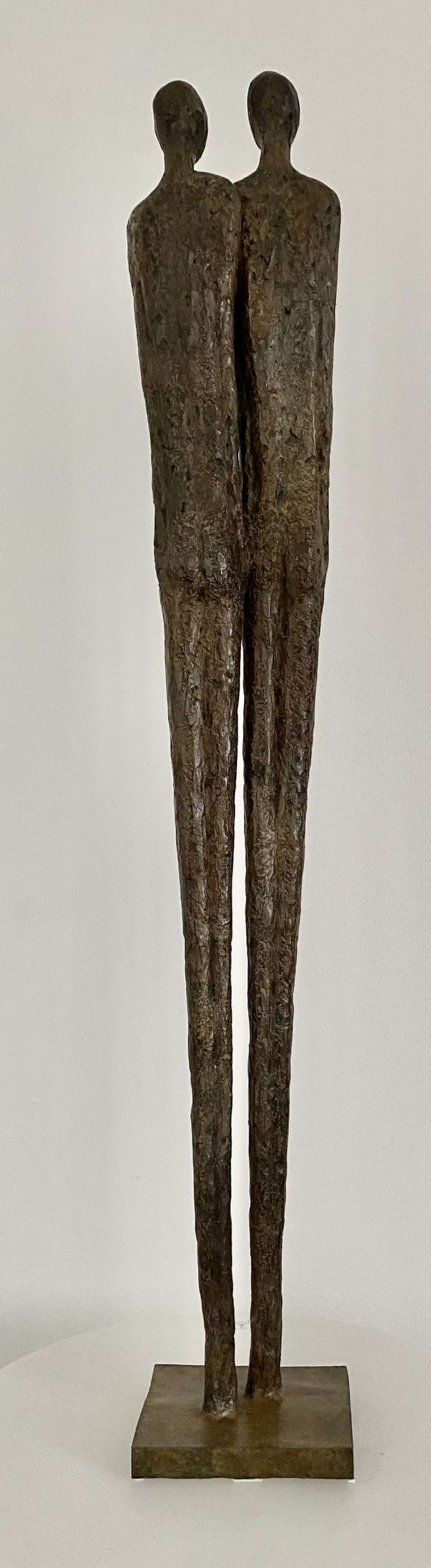 UN PLUS UN_Bronze_ 90cm / 35,4 inches