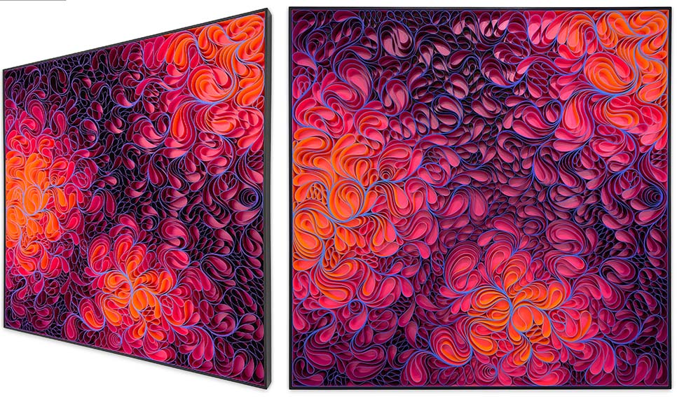 WET & JUICY Canvas on Edge 153x153cm / 60x60 inches